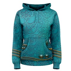 Wonderful Decorative Design With Floral Elements Women s Pullover Hoodies by FantasyWorld7