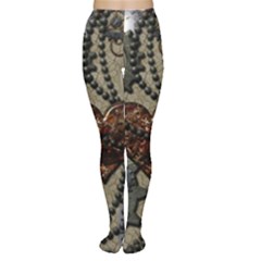 Steampunk With Heart Women s Tights by FantasyWorld7