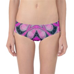 Pink Black Abstract  Classic Bikini Bottoms by OCDesignss