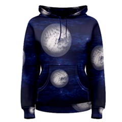 Moon And Stars Women s Pullover Hoodies by digitaldivadesigns
