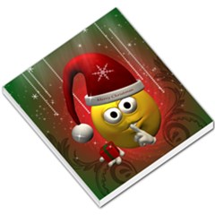 Funny Christmas Smiley Small Memo Pads by FantasyWorld7