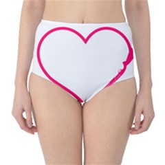 Customizable Shotgun Heart High-waist Bikini Bottoms by CraftyLittleNodes
