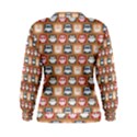 Colorful Whimsical Owl Pattern Women s Sweatshirts View2