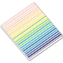 Pastel Gradient Rainbow Chevron Small Memo Pads by CraftyLittleNodes