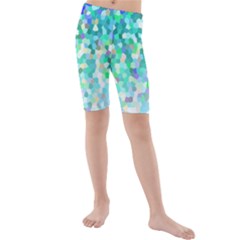 Mosaic Sparkley 1 Kid s Swimwear by MedusArt