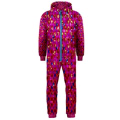 Polka Dot Sparkley Jewels 1 Hooded Jumpsuit (men)  by MedusArt