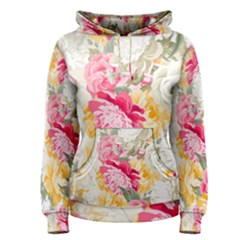 Colorful Floral Collage Women s Pullover Hoodies by Dushan