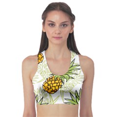 Pineapple Pattern 06 Sports Bra by Famous