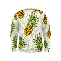 Pineapple Pattern 06 Boys  Sweatshirts