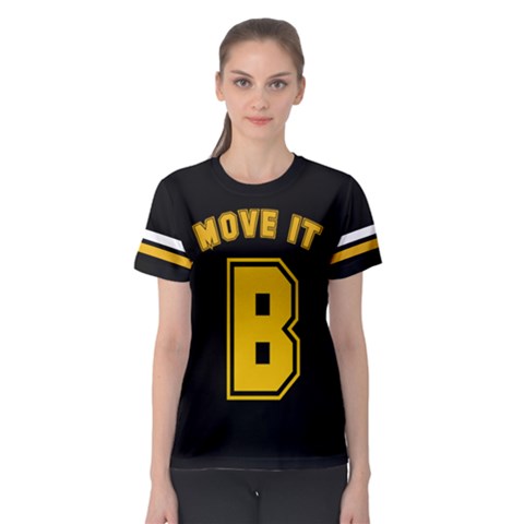 Move It Women s Sport Mesh Tee by typewriter