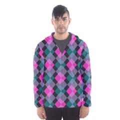 Argyle Variation Mesh Lined Wind Breaker (men) by LalyLauraFLM