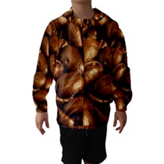 Chocolate Coffee Beans Hooded Wind Breaker (kids) by trendistuff