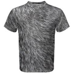 Grey Wolf Fur Men s Cotton Tees