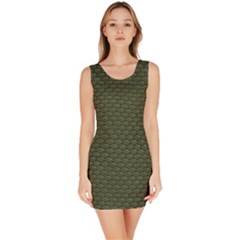 Green Reptile Skin Bodycon Dresses by trendistuff