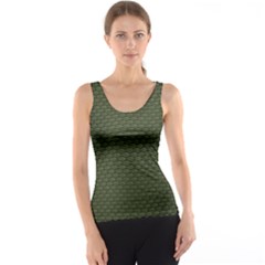 Green Reptile Skin Tank Top by trendistuff