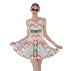 Trendy Chic Modern Chevron Pattern Skater Dresses by creativemom