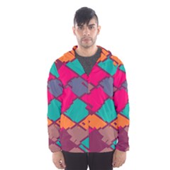Pieces In Retro Colors Mesh Lined Wind Breaker (men) by LalyLauraFLM