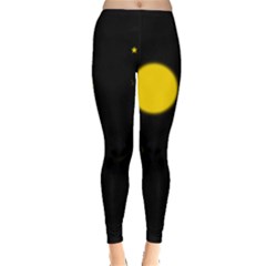 Cycle To The Moon Women s Leggings by JDDesigns