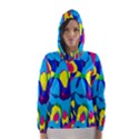 Colorful chaos Hooded Wind Breaker (Women) View1