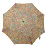 Papillons de Paisley copyright M. Nicole van Dam Hook Handle Umbrella (Medium)