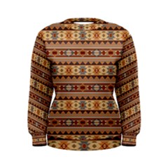 Southwest Design Tan And Rust Women s Sweatshirts by SouthwestDesigns