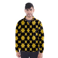 Connected Rhombus Pattern Wind Breaker (men) by LalyLauraFLM