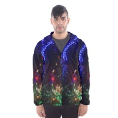 Christmas Lights 2 Hooded Wind Breaker (men) by trendistuff