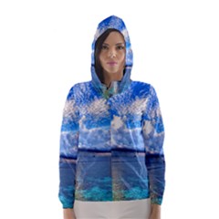 Maldives 1 Hooded Wind Breaker (women) by trendistuff