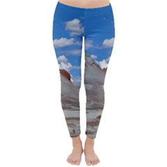 Petrified Forrest Tepees Winter Leggings  by trendistuff