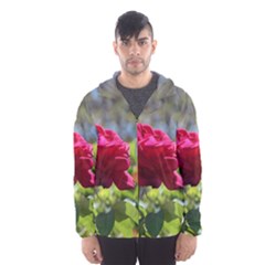 Red Rose 1 Hooded Wind Breaker (men) by trendistuff