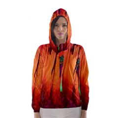 Reed Flute Caves 4 Hooded Wind Breaker (women) by trendistuff