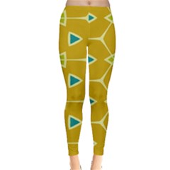 Connected Triangles Leggings by LalyLauraFLM