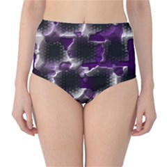 Fading Holes High-waist Bikini Bottoms by LalyLauraFLM