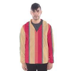 Stripes And Other Shapes Mesh Lined Wind Breaker (men) by LalyLauraFLM