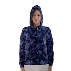 Tropical Dark Patterned Hooded Wind Breaker (women) by dflcprintsclothing