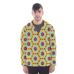 Floral Pattern Mesh Lined Wind Breaker (men) by LalyLauraFLM