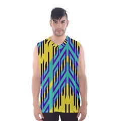 Tribal Angles Men s Basketball Tank Top by LalyLauraFLM
