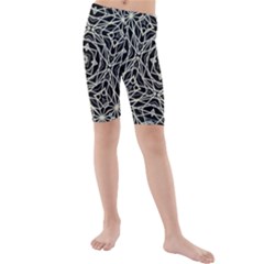 Polygons Pattern Print Kid s Mid Length Swim Shorts by dflcprintsclothing