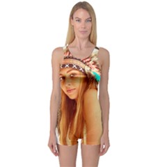 Indian 27 One Piece Boyleg Swimsuit by indianwarrior