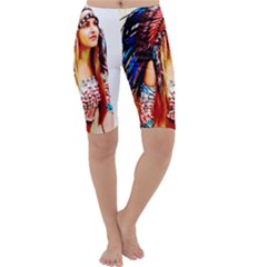 Indian 22 Cropped Leggings by indianwarrior