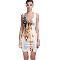 Indian 18 Sleeveless Bodycon Dress by indianwarrior