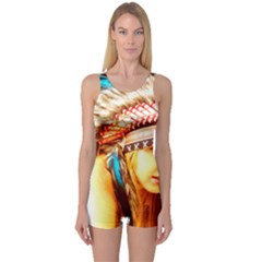 Indian 12 One Piece Boyleg Swimsuit by indianwarrior