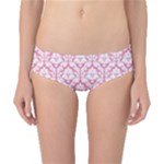 soft Pink Damask Pattern Classic Bikini Bottoms