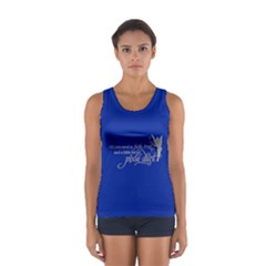 Faith, Trust, And A Little Pixie Dust In Blue Grey Tank Top  by GalaxySpirit