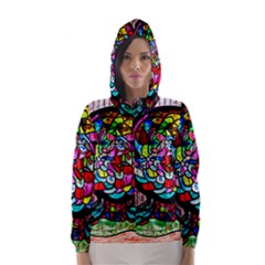 Bipolar Colour Me Up Hooded Wind Breaker (women) by MRTACPANS