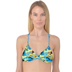 Abstract #4 Reversible Tri Bikini Top by Uniqued