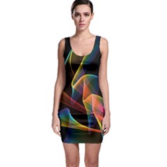 Crystal Rainbow, Abstract Winds Of Love  Sleeveless Bodycon Dress by DianeClancy
