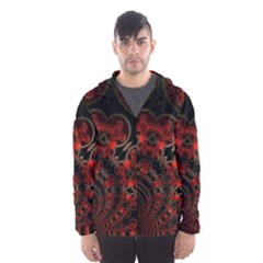 Phenomenon, Orange Gold Cosmic Explosion Hooded Wind Breaker (men) by DianeClancy