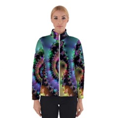 Satin Rainbow, Spiral Curves Through The Cosmos Winterwear by DianeClancy