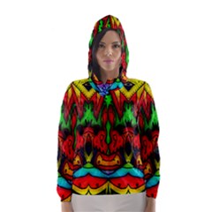 Faces Hooded Wind Breaker (women) by MRTACPANS